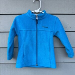Columbia Vibrant Blue Kids' Fleece Jacket